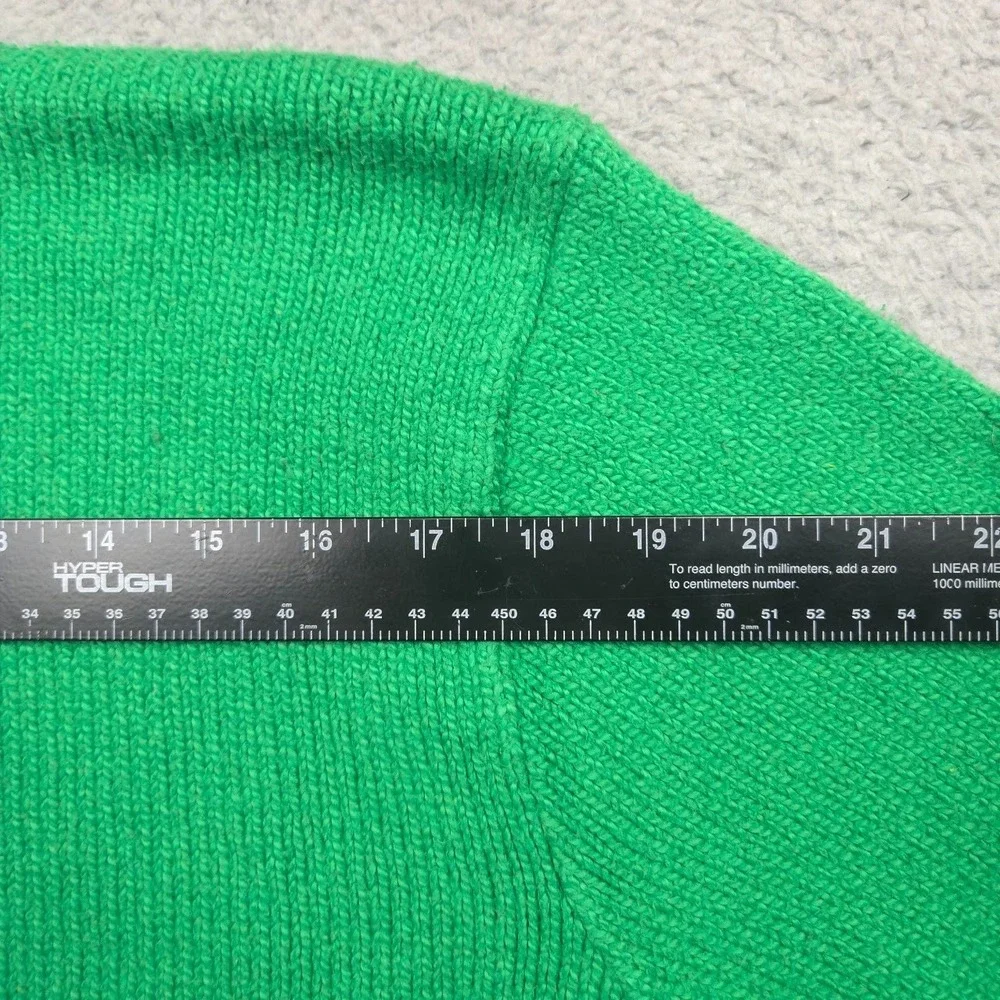 Vintage Polo by Ralph Lauren Sweater Mens XL Cotton Crewneck Green Pony Logo